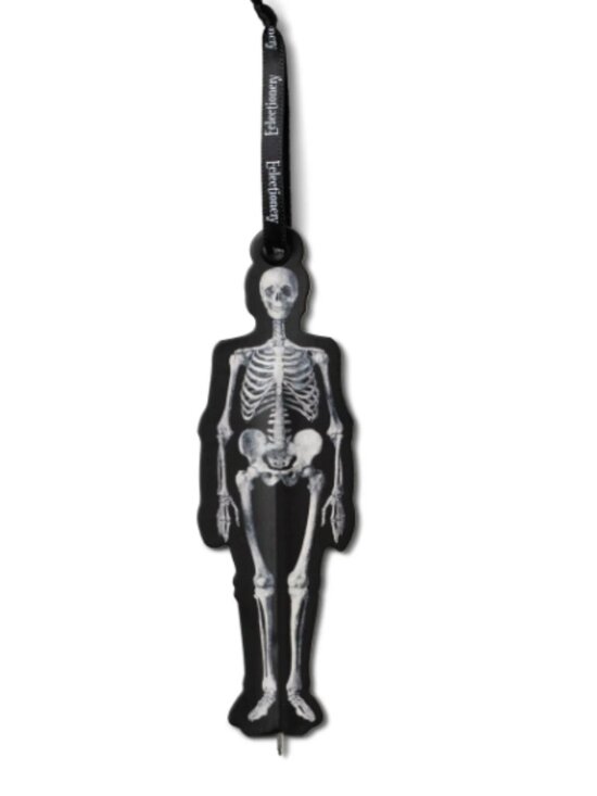 Eclectionery Other - Eclectionery Skeleton Bookmark Pen Black & White Illustration NEW